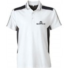 Craftsmen Poloshirt Typ 1 veredelt mit Sorace klein rot  ohne Swiss cue veredelt mit Sorace klein schwarz ohne Swiss cue